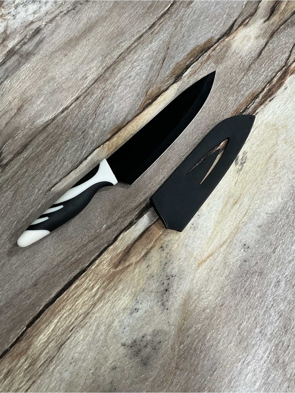 Professional 8” Chef Knife Stainless Steel Nonstick Ceramic Coated 13”